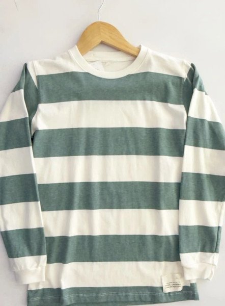 CAMISETA RAYAS VERDE