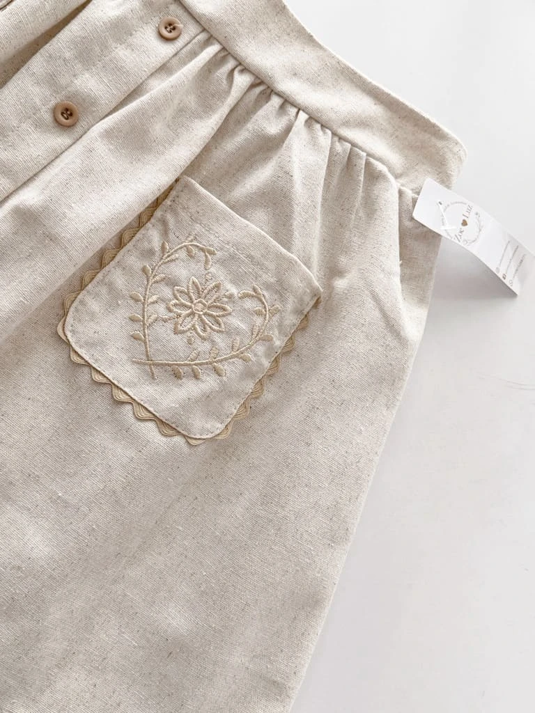 POLLERA BORDADO EN BOLSILLO