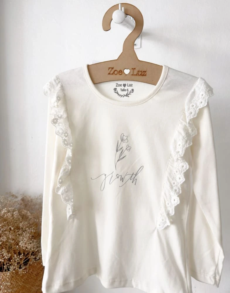 BLUSA DE ALG VUELO FTE BRODERIE ZL