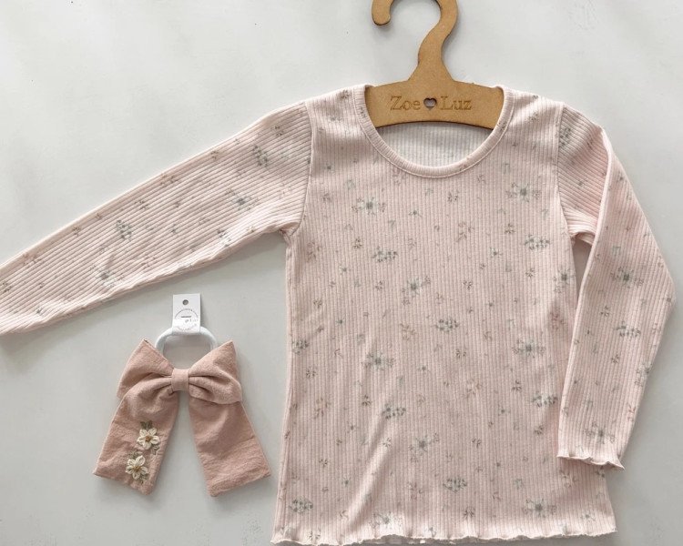 BLUSA FLORES PEQ(ROSA)