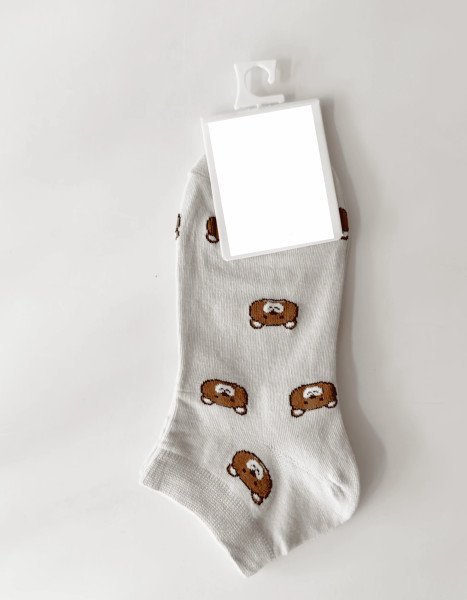 MEDIAS DISEÑO (OSITO MARRON)