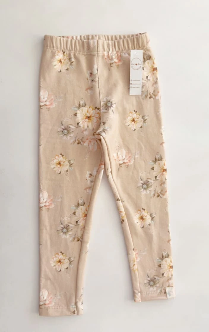 CALZA ESTAMPADA FLOR PASTELES
