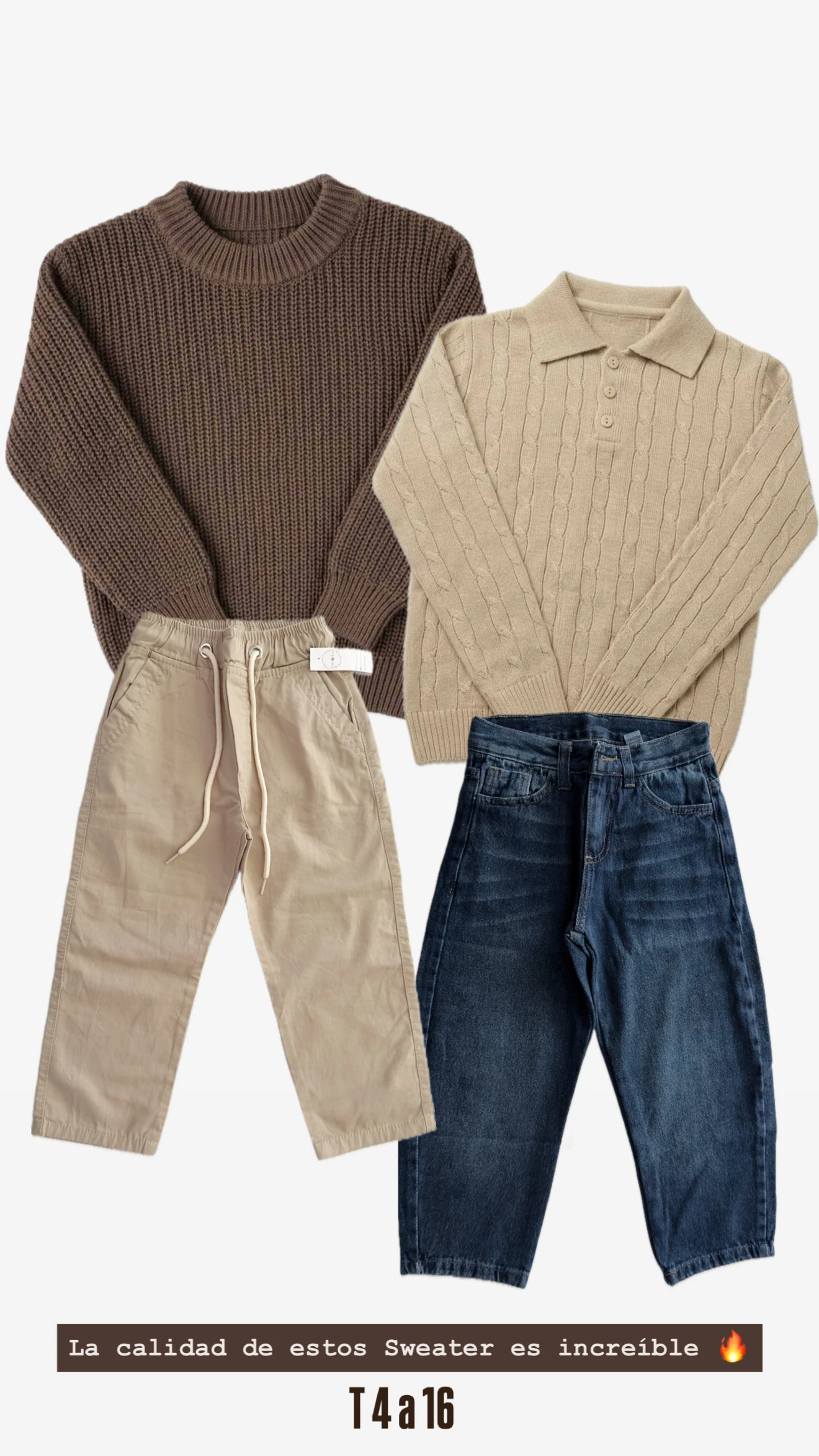 SWEATER LISO MOM/1554