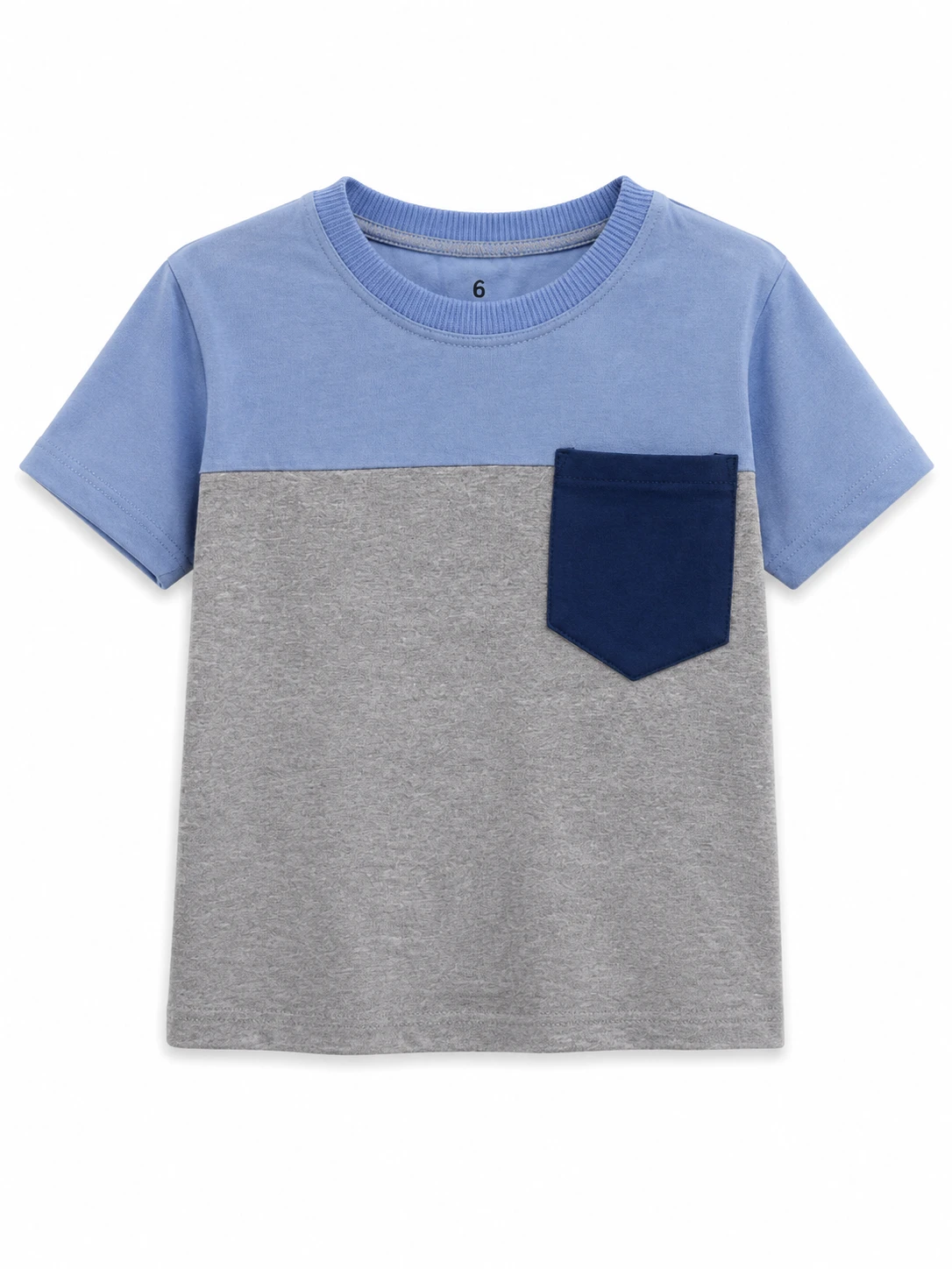 REMERA COMBINADA C/BOLSILLO/1041