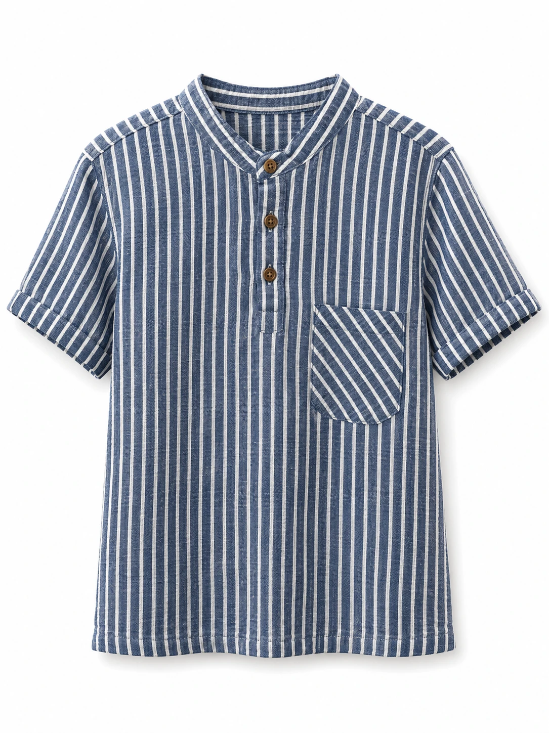 CAMISA CUELLO MAO RAYAS/1243
