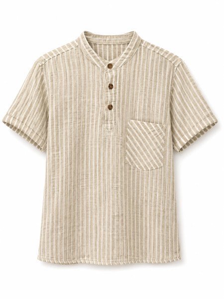 CAMISA CUELLO MAO RAYAS/1243
