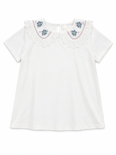 BLUSA CUELLO BB BORDADA/1632