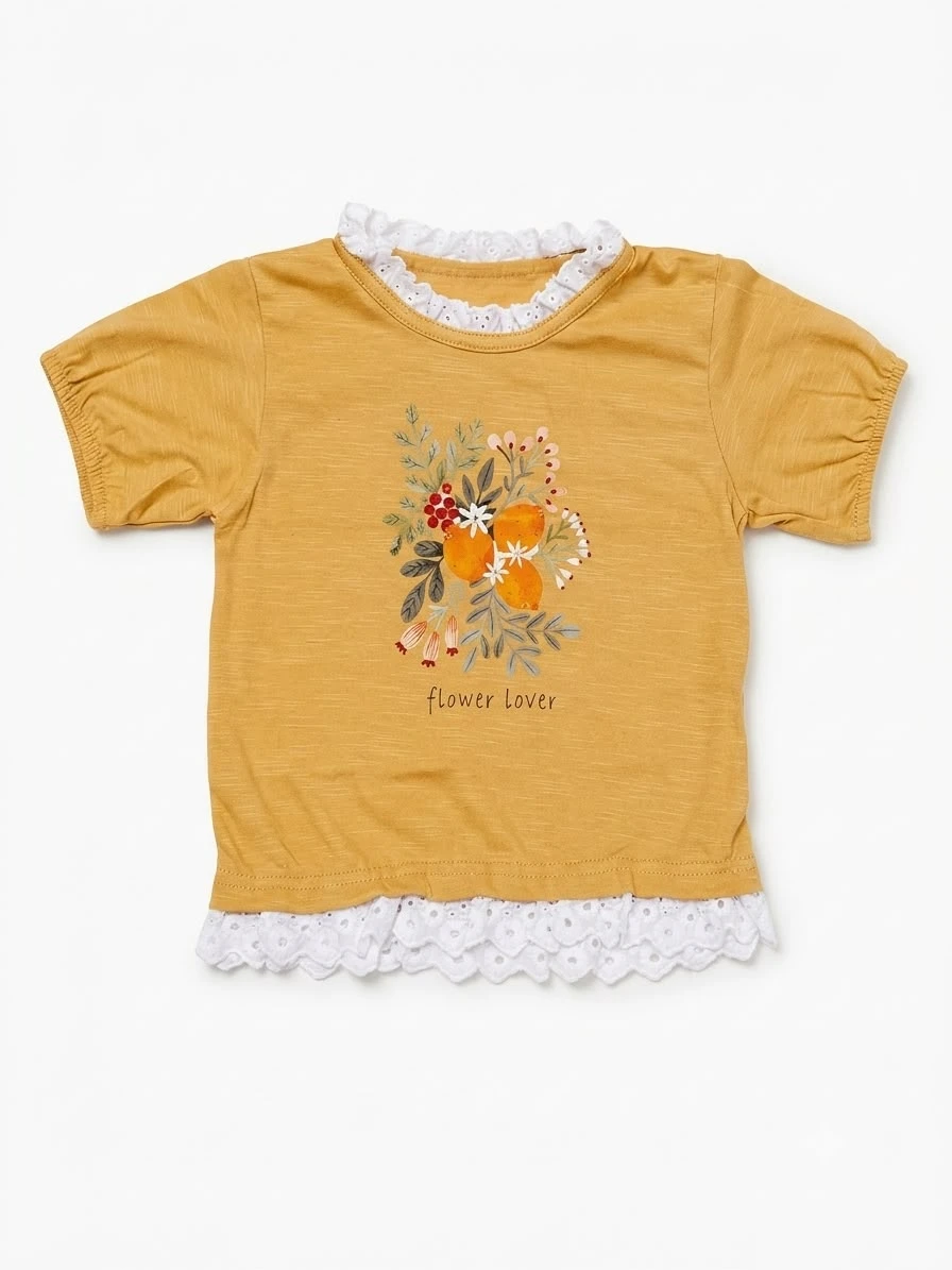 BLUSA DE ALGODON BRODERIE EN BORDES/1645