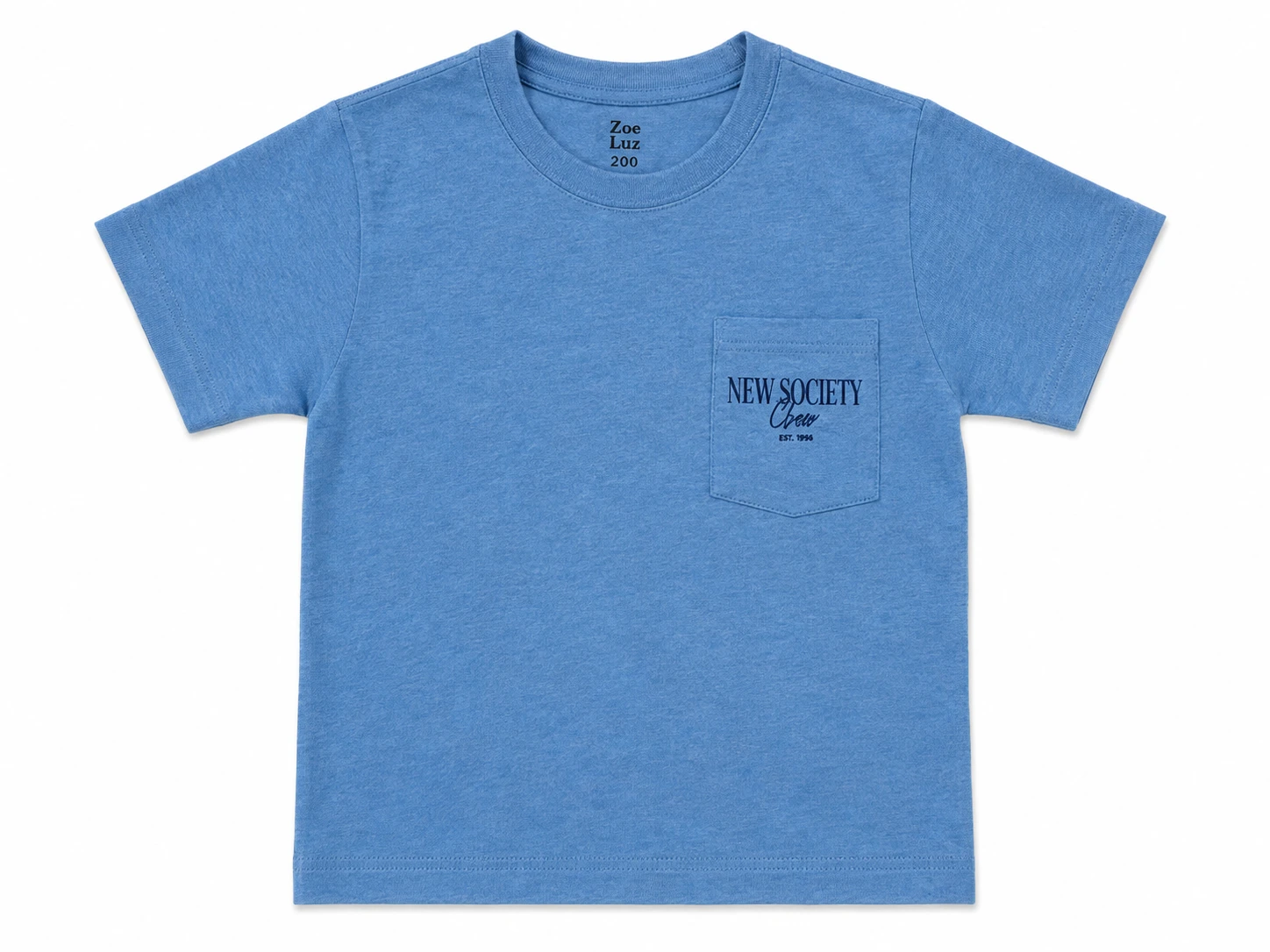 REMERA CON BOLSILLO ESTAMPADO/1648