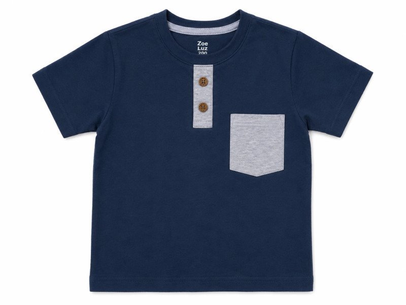 REMERA CON BOLSILLO BOTON/1651